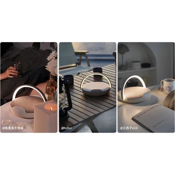 EZVALO Sculptor Bluetooth-колонка, бездротова зарядка музична лампа, нічник, креативний високоякісний нішевий практичний подарунок на день народження для чоловіків та жінок