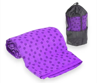 Рушник для йоги EasyFit Yoga Mat Towel 183×63 см з мікрофібри, EF-1933-V Фіолетовий