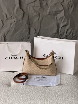 Сумка женская Coach Juliet Shoulder Bag 25 Premium через плече молочный
