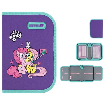 Пенал без наполнения Kite My Little Pony LP26-622, 1 отделение, 2 отворота