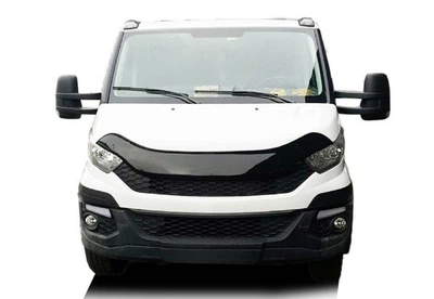Дефлектор капота мухобойка Iveco Daily 14- EuroCap черная Ивеко Дейли АМ0055369