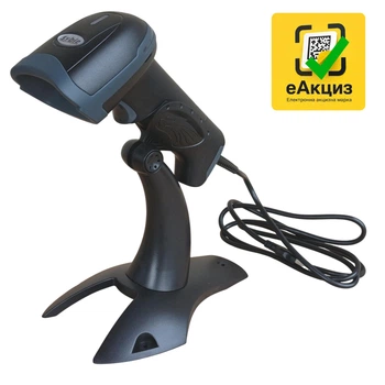 Сканер штрих-кода Syble XB-D10 с подставкой (2D, USB) проводной