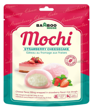 Моти со вкусом клубничного чизкейка без глютена Bamboo House 180 г