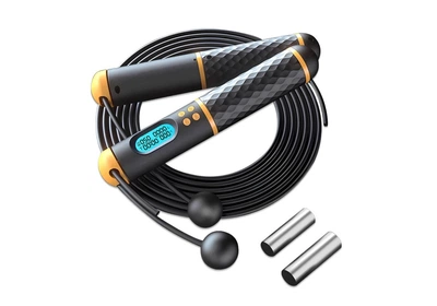 Умная скакалка (беспроводная) со счетчиком EasyFit SmartRope EF-1908-BY (с утяжелителем) 3 м