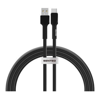 USB кабель SENTEO SL-03, Type-C, 1.0 м., Чорний - 582815