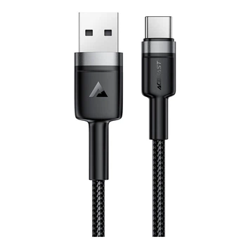 USB кабель AceFast C22-04, Type-C, 1.2 м., Черный - 673662