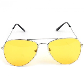 Водительские очки ночного видения для вождения ночью Night View NV Glasses, желтые поляризационные