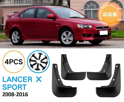 Бризковики для Mitsubishi Lancer X 2008-2016