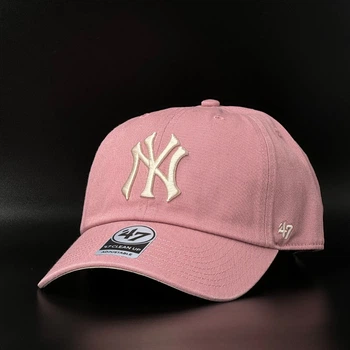 Розовая кепка 47 brand MLB New York Yankees Clean Up B-BLPRK17GWS-QCD