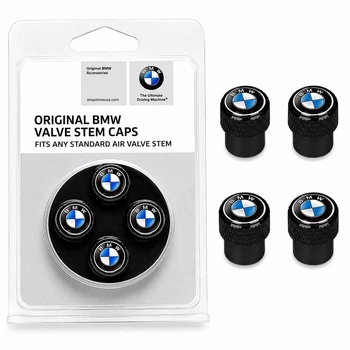 Захисні металеві ковпачки на ніпель (бмв) BMW-нипель чорні