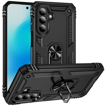 Протиударний чохол з підставкою Deexe Armor Case для Samsung Galaxy A27 (A276) - Black