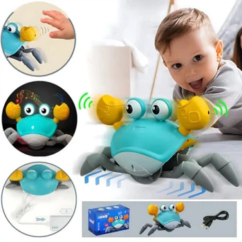 Интерактивная игрушка “Музыкальный танцующий краб” QC-3Y (DP-160881554)