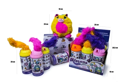 Мягкая игрушка Misfittens котик в банке (DP-932446966)