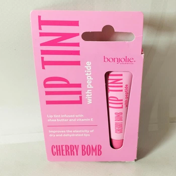 Тинт блеск для губ вишневая бомба Bonjolie 9 мл.