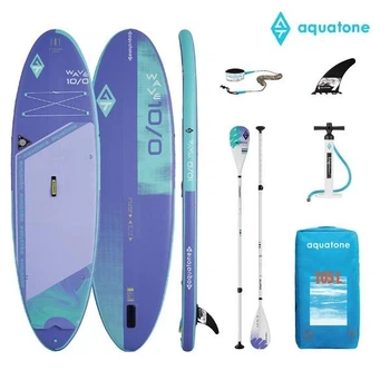 Надувная SUP-доска Aquatone Wave 10.0 с веслом и аксессуарами