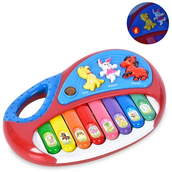 Пианино игрушка для детей Bambi 2216A-13, со световыми эффектами (2216A-13-RT)