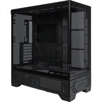 Корпус для игрового настольного компьютера VALKYRIE VK03 BLACK ATX, поддержка водяного охлаждения 360 мм, 6,2-дюймовый сенсорный экран, панорамный обзор 270°.