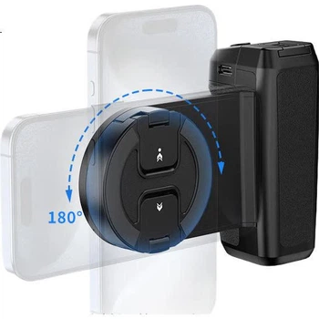 Ulanzi MA35 Магнітний горизонтальний та вертикальний стабілізатор телефону Bluetooth з дистанційним керуванням Ручна стаціонарна камера для фотозйомки, відеозапису, селфі, відеоблогів, аксесуарів для подорожей із захистом від тряски
