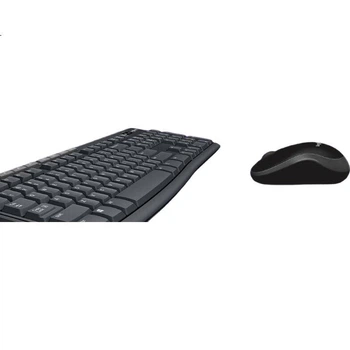 Logitech MK270 [корпоративний клас] Бездротовий комплект офісної миші та клавіатури для комп'ютера та ноутбука з бездротовим приймачем 2.4G, чорний [бонус замовлення]