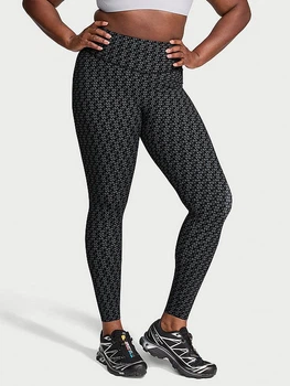 Спортивные леггинсы для фитнеса женские Victoria's Secret 736467797 S Черные (1159863695)