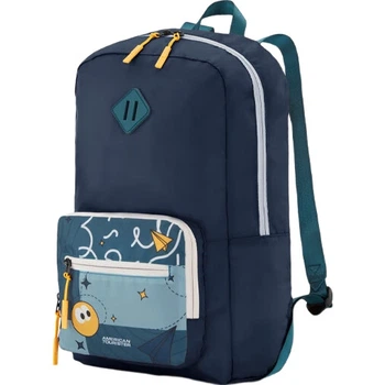 Рюкзак AMERICAN TOURISTER складной деловой для ноутбука, темно-синий, Z19