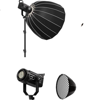 LATZZ 150W SL Пряма трансляція Заповнююче світло Світлодіодне світло для фотографії Глибокий прожектор Професійне студійне сферичне глибоке параболічне софтбокс Критий студійний освітлювальний прилад Безперервне світло для стримерів