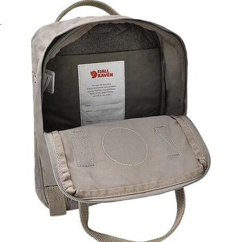 Женский рюкзак FJALLRAVEN, школьная сумка для студенток, 23561-021, светло-серый, 7 л