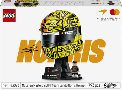 Zestaw klocków LEGO Editions Kask Lando Norris McLaren Mastercard F1 Team 793 elementy (43023)