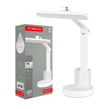 LED лампа настольная с аккумулятором TITANUM TLTF-014W 10W 3000-6000K