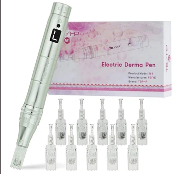 Дермапен Dessnill Electric Derma Beauty Pen Серый