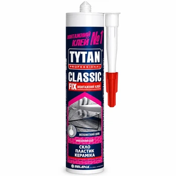 Клей монтажний Tytan Professional Classic Fix 310 мл прозорий