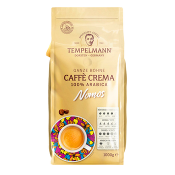 Кофе в зернах Tempelmann Nomos Caffe Crema 1 кг