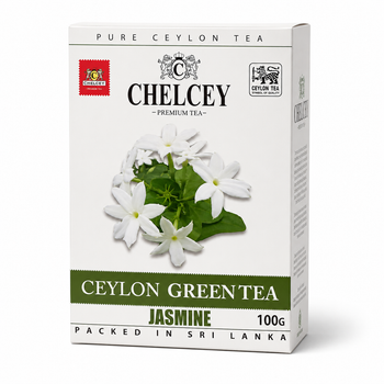 Чай зеленый Chelcey Ceylon Green Tea Jasmine, 100 г