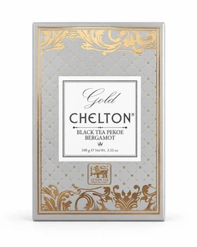 Чай Gold Chelton Black Tea Pekoe Bergamot чорний з бергамотом, 100 г