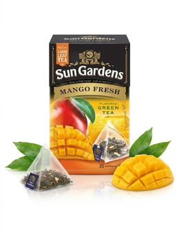 Зелений чай Sun Gardens Mango Fresh (20 пірамідок)