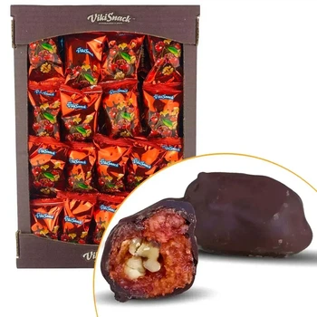 Цукерки VikiSnack Вишня з горіхом у шоколаді, 1,5 кг