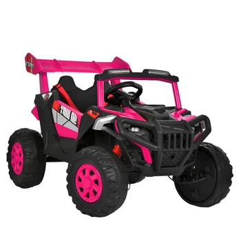 Дитячий електромобіль Bambi Racer M 6347EBLR-8, пульт 2.4G, Bluetooth, колеса EVA, рожевий