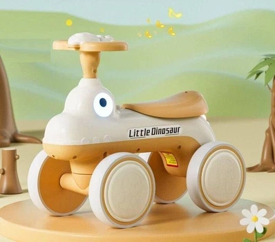 Детский четырехколесный Велобег JOY (D-49622) колеса PU, озвучивание и подсветка
