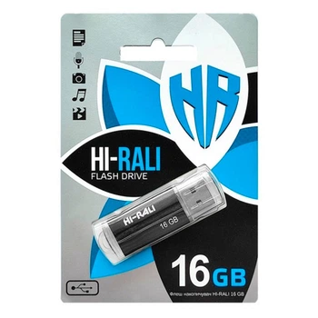 USB Flash Hi-Rali Corsair, 16 Гб., Черный - 318864