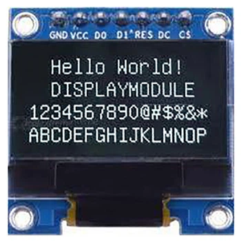 Жидко-кристаллическая матрица OLED OLED-1.30-128X64-7PIN-WHITE - 671007