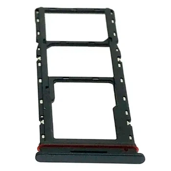 Держатель SIM-карты Infinix Hot 50 4G, С разъемом на карту памяти, Черный - 696593