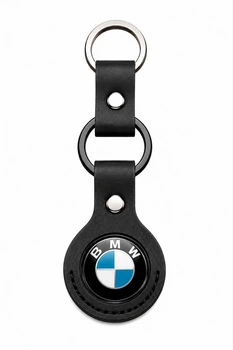 Брелок натуральная кожа BMW ручная робота 40 мм