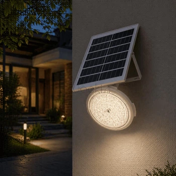 Уличный LED фонарь на солнечных батареях 22.1x18.8x5.2 см 60W прожектор светодиодный уличный