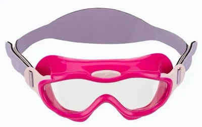 Окуляри-маска для плавання дитячі Speedo SEA SQUAD MASK JU, рожево-сірі