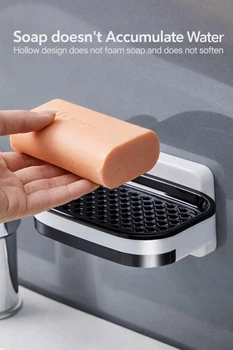 Настінний двошаровий тримач для мила Soap Dish 2053285
