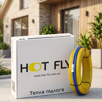 Двухжильный нагревательный кабель HOT FLY HFC 18 Вт/м для теплого пола 468 Вт
