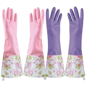 Перчатки для мытья посуды 2 пары KINGFINGER