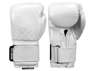 Снарядні рукавички TITLE Ko-Vert Bag Boxing Gloves 16 унцій білий (5859)