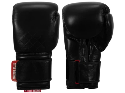Снарядні рукавички TITLE Ko-Vert Bag Boxing Gloves 14 унцій чорний (5859)