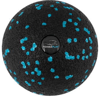 Массажный мяч PowerPlay PP-4350 Epp Massage Ball d8 см Черно/Голубой (PP-4350_Cyan_d8)